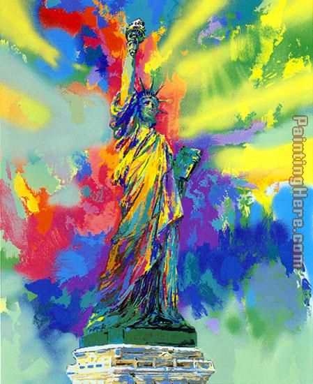 Statue of Liberty painting - Leroy Neiman Statue of Liberty art painting